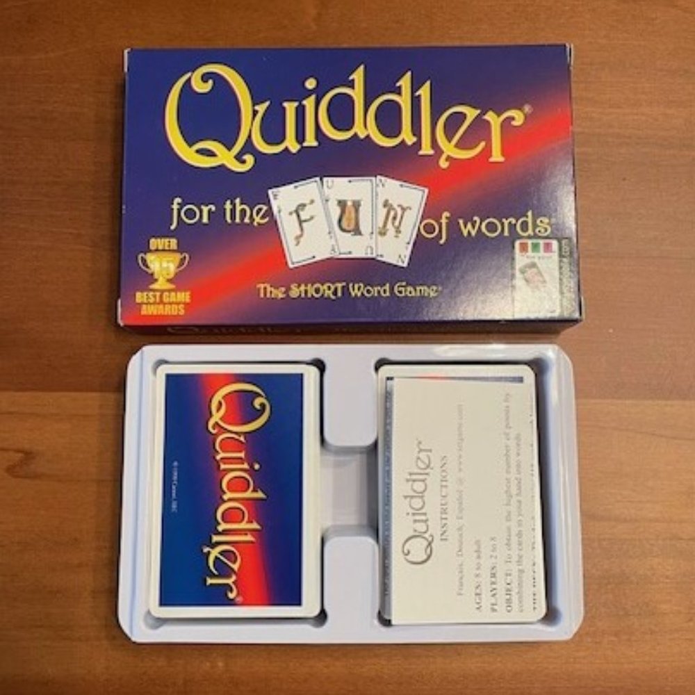 Quiddler Word Game - Ages 8-Adult
